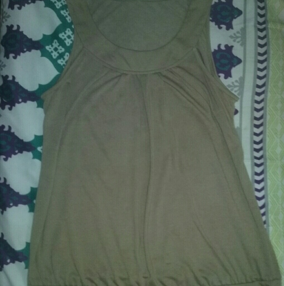 NWOT Large Tan Tank Top